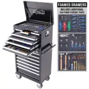 SP Tools 244 Piece Metric/SAE Custom Series Chest & Trolley Tool Kit + EVA Trays