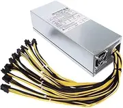 2000W 160V-240V ATX ETH BTC Mining Power Supply Mining Rig Power 10 PCS 6pin 12V GPU Power ETH Rig Ethereum Miner S9 S7 L3+