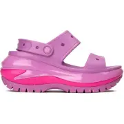 Crocs Womens Mega Crush 2 Strap Platforms Shoes Pink
