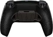 eXtremeRate Textured Black Programmable Real Metal Buttons (RMB) Version RISE4 Remap Kit for PS5 Controller BDM-030 040 050, Upgrade Board & Redesigned Back Shell & 4 Back Buttons for PS5 Controller