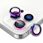 Tough On iPhone 15 Pro / iPhone 15 Pro Max Rear Camera Protector Tempered Glass Iridescent