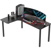 Eureka ERK-CD-L01L-60B L01L-60B 60 inch Large L Shaped Computer Gaming Desk, Home Office Desk