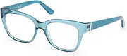 [GUESS] GU50233 087 Shiny Turquoise 53/17/140 Women's Glasses, 087 Shiny Turquoise, 53/17/140