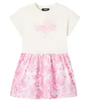 [Versace Kids] Versace Kids Barocco cotton T-shirt dress Y 12 multicoloured