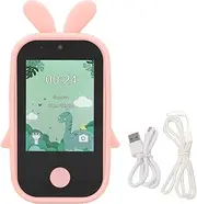 Digital Camera Touch Screen Music Player 1080P 48MP Selfie Camera Children Phone Kids Camera (Pink)