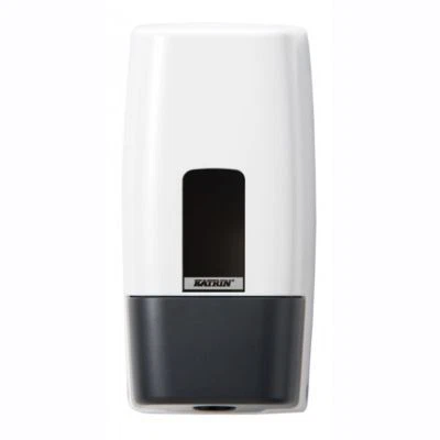 Katrin liquid Soap Dispenser. White / Grey Plastic.500ml 95365 - catering