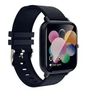 P6 Smart Watch Men Bluetooth Heart Rate Monitor Smart Clock Women Sports Fitness Tracker Full Touch Whatsapp IOS Android PK P8 - black