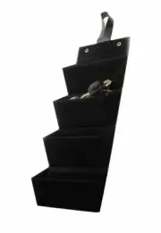 Leather|4-Pair Fold & Snap Sunglasses Case W/Strap