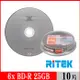 RITEK錸德 6x BD-R 25GB 藍光片 X版/10片布丁桶裝