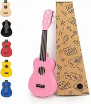 [CB SKY] Soprano Ukulele 21"/53cm beginners, students kids guitar (Pink)