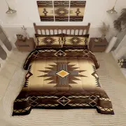 Southwest Comforter Set Queen Size,Geometric Aztec Tribal Pattern Bedding Set...