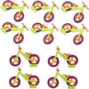 WOONEKY 10pcs Miniature Bike Simulated Assembly Model Toy Crafted Precision Lifelike Design
