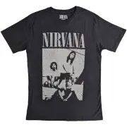 Nirvana Sitting T-Shirt Black New