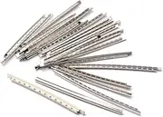 Kisangel 24PCS Metal Fret Wire for Electric Bass Guitar Durable Replacement for Guitar Building Repair Silver Color with Strong Corrosion Resistance High Strength