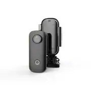 C100+ Mini WiFi Action Camera 4K30fps Pocket Wearable Camera, Magnetic App Control, Waterproof Helmet Camera with Mounting Kits