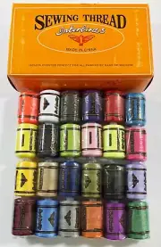 NEW INTERBIRDS 100% POLYESTER SEWING THREAD - 24 Spools