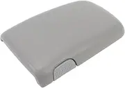 NDNCZDHC Center Console Door Lid Armrest 10421355 PU Leather Grey Replacement Cover Cap Comfortable Support