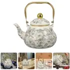 Pear-shaped Enamel Teapot Chinese Style Coffee Pot New Tea Jug