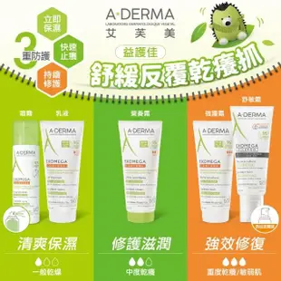 【A-DERMA 艾芙美官方直營】益護佳舒緩保濕乳液/ 營養霜200ml(任選)