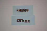 Dinky 28 SERIES VANS or CODE 3 ENSIGN CAMERAS Waterslide Transfer/Decal