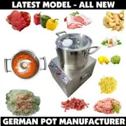 Commercial Food-Processor Fritter Machine Stainless Steel Meat Mincer - 750W 6L