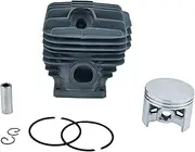 54mm Big Bore Nikasil Plated Cylinder Piston Ring Assembly 11280201217 11280201221 Replacement For Stihl Chainsaw 046 MS460 MS460C MS460D MS460-Magnum-R MS460R MS460W MS460-WVH MS460-Z-Magnum