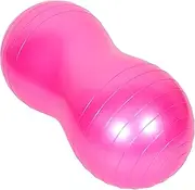 MOTHNUR Peanut Shape Yoga Ball for Pregnancy Workouts Antiburst Balance Exercise Ball for Home Gym Multifunctional Fitness Tool with Pump for Labor and Massage Relief