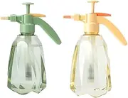TOMVAES Garden Manual Sprayer Pump,1.5L Garden Pressure Spray Bottle, Handheld Multi-Purpose Garden Pump Sprayer with Adjustable Nozzle Spraying Plants,2 Packs
