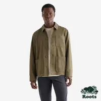 在飛比找Yahoo奇摩購物中心優惠-Roots 男裝- HARRIS OUTDOOR襯衫外套-橄