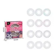 Hair Gem Bedazzler Styling Tool / Gem Stickers 180 Gems (Stickers only) - One Size