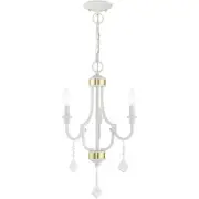 Livex Lighting 41273-03 Glendale Mini Chandelier White