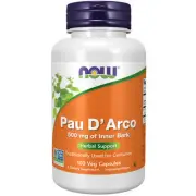 Pau D' Arco 500 mg 100 Caps By Now Foods