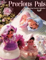 Precious Pals Charming Crochet Collection Clown Grandma Helper Leaflet MM701 NOS