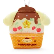 New Kawaii Cute Pocket PompompurinPlush Keychain 11CM Small Pendant Kids Student