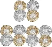 Healvian 3sets Deep Conditioning Satin Lined Beanie Hat for Hair Processing Heat Insulation Tinfoil Cap for Women 4pcs*3