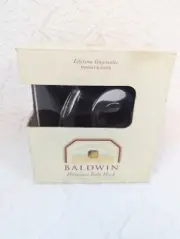Baldwin Laguna Premium Robe Hook Polished Chrome And Gold. New In box! NIB!