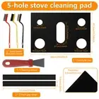 Stove Cover Gas Stove Top Burner Covers with Gap Strips Heat Resistant hasuA