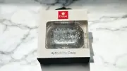 CUBE AirPods Pro Case Liquid Glitter Silver Stars