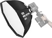 Labymos 55K 55cm/22in Octagon Photography Softbox with Bowens Mount Removeable Diffuser Carrying Bag for/Pro Video Light