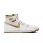 [NEW] Womens Air Jordan 1 Retro High OG White/Metallic Gold CK9246-121 US SIze 7