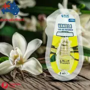 Vanilla Blue Waves Air Freshener Car-Truck-Taxi-Uber-Home-Office