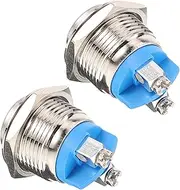 Doorbell Button 2pcs Self-resetting Bell Push Button Chime Receiver Garage Door Button Decorative Buttons Ring Doorbell Hardwired Doorbell Accessory Doorbell Supply Doorbell Part