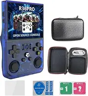 R36 Max Retro Handheld Game Console,18000+ Classic Games,Support 30+ Simulators,4.0 Inch IPS Screen Portable Retro Video Gaming Console (64G)