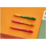 [韓國製造] MONAMI FLIP 2 支熒光色 + 1 支黑色圓珠筆,3 合 1 彩色筆(0.5/0.7 毫米)