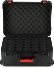 Gator GTSA-MIC30 ATA Molded 30 Microphone Case (3-pack) Bundle