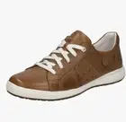 Josef Seibel Women's Caren 01 Sneaker Leather Camel Brown Lace Up 36 5-5.5