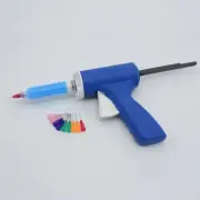 5cc 5ml Plastic Flux Soldering Syringe Caulking Gun Cartridge Gun for Green Oil