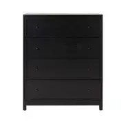 Avalon 4 Drawer Chest Black