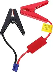 Kichvoe Portable Car Jump Starter Cable with Alligator Clip Emergency Starter Clip for Vehicle Battery Durable for Jump Starting Cars Suvs Trucks Easy to Carry