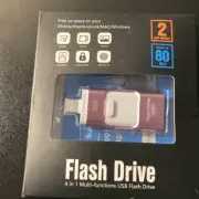4 in 1 flash drive for Apple / iPhone / iPad/ android/ Mac / windows - plus type